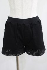 Qutie Frash / 切替ショートパンツ  黒 H-25-05-02-014-QU-PA-KB-ZH
