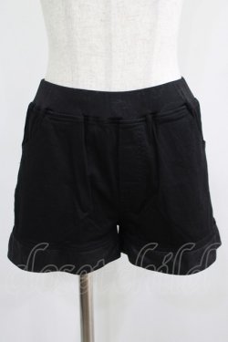 画像1: Qutie Frash / 切替ショートパンツ  黒 H-25-05-02-014-QU-PA-KB-ZH