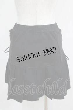 画像3: Qutie Frash / コルセット風ミニスカート  黒×青 H-25-05-02-017-QU-SK-KB-ZH