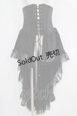 画像1: Qutie Frash / 2020黒鳥-KOKUCYOU-コルセット  黒 H-25-05-02-020-QU-ZA-KB-ZH