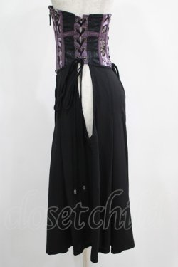画像3: Qutie Frash / ロングオーバーコルセット  黒×紫 H-25-05-02-022-QU-ZA-KB-ZH