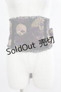 Qutie Frash / タッセル付リボンコルセット  黒 H-25-05-02-023-QU-ZA-KB-ZH