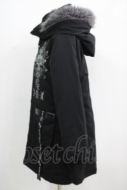 画像2: SEX POT ReVeNGe / HIGH NECK HOOD BLACK ROCKコート M 黒 H-25-05-02-025-SP-CO-KB-ZH