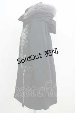 画像2: SEX POT ReVeNGe / HIGH NECK HOOD BLACK ROCKコート M 黒 H-25-05-02-025-SP-CO-KB-ZT-C027