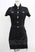KILL STAR / Ree-Vival Denim Dress XS ブラック H-25-05-03-1004-SL-OP-KB-ZH