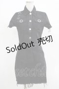 KILL STAR / Ree-Vival Denim Dress XS ブラック H-25-05-03-1004-SL-OP-KB-ZH