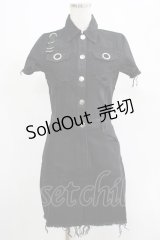 KILL STAR / Ree-Vival Denim Dress XS ブラック H-25-05-03-1004-SL-OP-KB-ZH