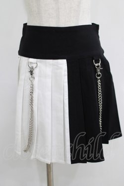画像1: KILL STAR / Hels Harlequin Mini Skirt XS 黒×白 H-25-05-03-1037-SL-SK-KB-ZH