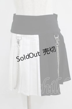 画像1: KILL STAR / Hels Harlequin Mini Skirt XS 黒×白 H-25-05-03-1037-SL-SK-KB-ZI