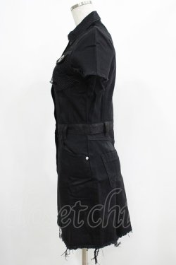画像2: KILL STAR / Ree-Vival Denim Dress XS ブラック H-25-05-03-1004-SL-OP-KB-ZH