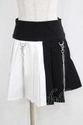 KILL STAR / Hels Harlequin Mini Skirt XS 黒×白 H-25-05-03-1039-SL-SK-KB-ZH