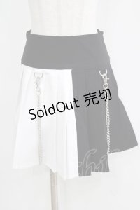 KILL STAR / Hels Harlequin Mini Skirt XS 黒×白 H-25-05-03-1039-SL-SK-KB-OS