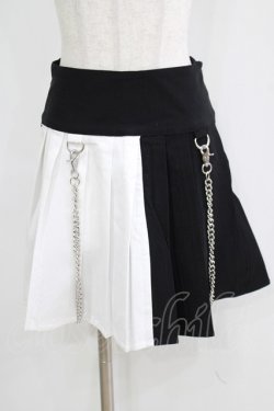 画像1: KILL STAR / Hels Harlequin Mini Skirt XS 黒×白 H-25-05-03-1039-SL-SK-KB-ZH
