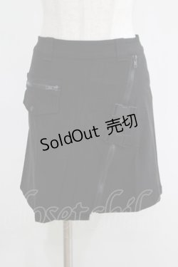 画像1: KILL STAR / Keyla Mini Skirt XS ブラック H-25-05-03-1040-SL-SK-KB-OS