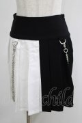 KILL STAR / Hels Harlequin Mini Skirt XS 黒×白 H-25-05-03-1041-SL-SK-KB-ZH