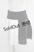 KILL STAR / Hels Harlequin Mini Skirt XS 黒×白 H-25-05-03-1042-SL-SK-KB-ZH