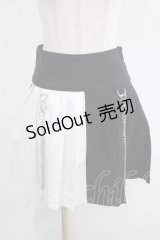 KILL STAR / Hels Harlequin Mini Skirt XS 黒×白 H-25-05-03-1042-SL-SK-KB-ZH