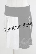 KILL STAR / Hels Harlequin Mini Skirt M 黒×白 H-25-05-03-1044-SL-SK-KB-ZH