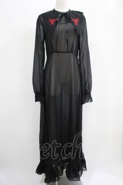 画像1: KILL STAR / Miss Thumberina Maxi Dress XS ブラック H-25-05-03-1005-SL-OP-KB-ZH