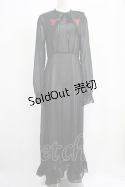 画像1: KILL STAR / Miss Thumberina Maxi Dress XS ブラック H-25-05-03-1005-SL-OP-KB-OS