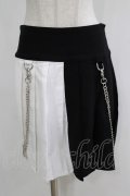 KILL STAR / Hels Harlequin Mini Skirt M 黒×白 H-25-05-03-1046-SL-SK-KB-ZH