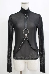 KILL STAR / Mock Widow Mesh Top XS ブラック H-25-05-03-1048-SL-TO-KB-ZH