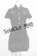KILL STAR / Ree-Vival Denim Dress S ブラック H-25-05-03-1006-SL-OP-KB-ZI