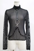 KILL STAR / Mock Widow Mesh Top S ブラック H-25-05-03-1053-SL-TO-KB-ZH