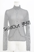 KILL STAR / Mock Widow Mesh Top S ブラック H-25-05-03-1053-SL-TO-KB-ZH