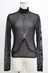 KILL STAR / Mock Widow Mesh Top S ブラック H-25-05-03-1053-SL-TO-KB-ZH