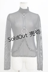 KILL STAR / Mock Widow Mesh Top S ブラック H-25-05-03-1053-SL-TO-KB-ZH