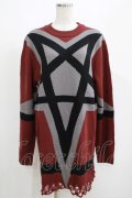 KILL STAR / Star Crux Knit Sweater S ボルドー H-25-05-03-1055-SL-TO-KB-ZH