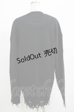 画像3: KILL STAR / Ruined Relic Knit Sweater XS ブラック H-25-05-03-1057-SL-TO-KB-ZH