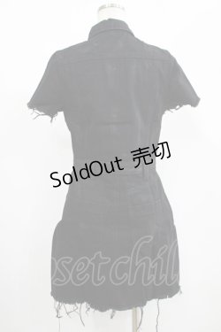 画像3: KILL STAR / Ree-Vival Denim Dress S ブラック H-25-05-03-1006-SL-OP-KB-ZI