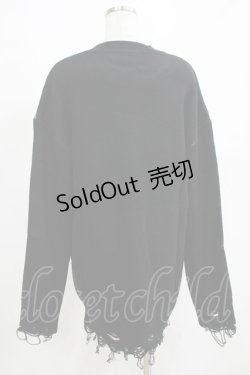 画像3: KILL STAR / Ruined Relic Knit Sweater XS ブラック H-25-05-03-1059-SL-TO-KB-ZH