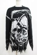 KILL STAR / Ruined Relic Knit Sweater XS ブラック H-25-05-03-1061-SL-TO-KB-ZH