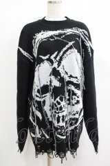 KILL STAR / Ruined Relic Knit Sweater XS ブラック H-25-05-03-1061-SL-TO-KB-ZH