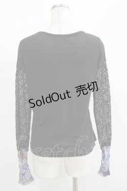 画像3: Qutie Frash / メッシュ切替インナーT  黒 H-25-05-03-1064-QU-TO-KB-ZH