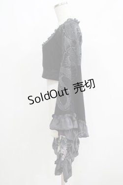 画像2: Qutie Frash / メッシュ着物袖トップス  黒 H-25-05-03-1066-QU-TO-KB-ZH