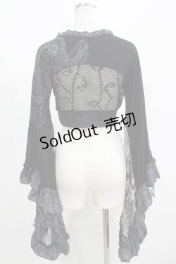 画像3: Qutie Frash / メッシュ着物袖トップス  黒 H-25-05-03-1066-QU-TO-KB-ZH