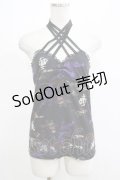 Qutie Frash / クロスキャミ  黒 H-25-05-03-1070-QU-TO-KB-ZH