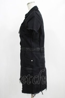 画像2: KILL STAR / Ree-Vival Denim Dress M ブラック H-25-05-03-1008-SL-OP-KB-ZH