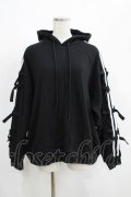 Candy Stripper / RIBBON SWEAT HOODIE 2 ブラック H-25-05-03-1012-PU-TO-KB-ZH
