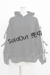 Candy Stripper / RIBBON SWEAT HOODIE 2 ブラック H-25-05-03-1012-PU-TO-KB-ZH
