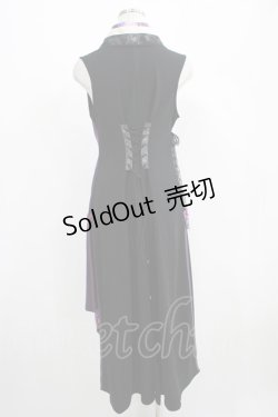 画像3: Qutie Frash / 着物チュニック  黒×紫 H-25-05-03-1014-QU-TO-KB-ZH