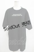 Candy Stripper / DIALOGUE TEE  ブラック H-25-05-03-1015-PU-TO-KB-ZH