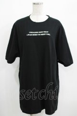 Candy Stripper / DIALOGUE TEE  ブラック H-25-05-03-1015-PU-TO-KB-ZH