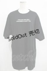 Candy Stripper / DIALOGUE TEE  ブラック H-25-05-03-1015-PU-TO-KB-ZH