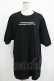 画像1: Candy Stripper / DIALOGUE TEE  ブラック H-25-05-03-1015-PU-TO-KB-ZH (1)