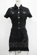 KILL STAR / Ree-Vival Denim Dress XS ブラック H-25-05-03-1002-SL-OP-KB-ZH